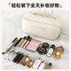 Bolsa de maquillaje de Haofanjie Viajes portátiles Small Storage Bag Outing Women's 2025 Nuevo cosmético de alta precisión Cosméticos Milk Alcicot blanco