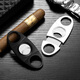 CIGARLOONG cigar scissors are smooth, sharp and durable stainless steel travel portable cigar cutter lightweight cigar cutter