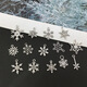 Autres accessoires d'accessoires d'alliage de flocon de neige mixte