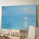 Giftiff creative poster decorative core sticker B&B living room bedroom entrance summer night breeze 25*20cm