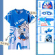 G.duck Labubu 2025 children's swimsuit, boy's one-piece swimsuit, baby boy's quick-drying swimsuit and trunks set, one-piece suit + swimming goggles 110 L (recommended height 85-105CM)