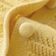 
InMAN (INMAN) Fashion Simple Three-dimensional Crochet Knitted Cardigan for Women 2025 Autumn Elegant Versatile Retro Sweater Jacket Yellow M