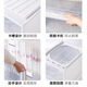 Storage cabinet drawer type wardrobe storage box plastic storage box storage cabinet household drawer cabinet simple storage cabinet 45-3523 [deep 45]*width 35*height 23cm (white one) Pure white drawer thickened outlet