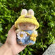 Labubu сидел на вечеринке Haruno Doll Suit Labubu Macaron 2 -го поколения.