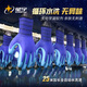 星宇 浸胶劳保手套 优耐保系列乳胶压纹防滑耐用 工业工地工作木工钢筋工建筑防护手套 6双 蓝色M A688【耐用透气款】 均码