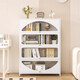 
Moloo steel dustproof bookcase with glass door household storage cabinet multi-layer floor-standing children's bookshelf iron cabinet gray 5 doors-long 900*width 350*height 1695mm