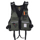 Fishing life jacket, fishing clothing, large buoyancy, portable Luaji fishing, sea fishing, one-size-fits-all, multi-function, one-size-fits-all, black