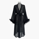 
Tulan morning robe bride photo dress black chiffon nightgown summer wool ball decoration long style 679 love long red S recommended 85-105Jin [Jin equals 0.5 kg]/160CM or above