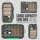 MieLanat lure box, fake bait storage box, double-layer multi-functional fishing box, fishing gear storage, Mino pencil box, accessories storage, full series of four-piece set