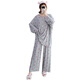 Langsha (Langsha) Fat Girl Pajamas de gran tamaño para mujeres Mangas largas Lindo versión coreana Luz Fat 200 Jin [Jin equivale a 0.5 kg] Juego de ropa para el hogar Número de artículo White 16819 L (110-160 Jin [Jin equivale a 0.5 kg])