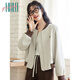 Halo Queen short jacket for women's wilderness Maillard spring and autumn casual baseball uniform jacket new product H143U2014