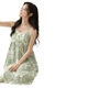 
ZIPJBX suspender nightgown gauze summer with chest pad fashionable summer thin sweet sleeveless pajamas outside home clothes 6623 suspender skirt [cloud woven] M Recommended [80-100Jin [Jin equals 0.5 kg]]