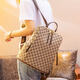 
Montana West high-end backpack for women 2025 new Korean style fashionable versatile and fashionable women's backpack trendy brand large capacity coffee color