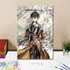 Tigre de tres abril Genshin Impacto Zhongli Diy Digital Pintura al óleo Cartoón pintado de color acrílico pintado a mano Aceil color decorativo S695-Zhongli 30x45 cm DIY Atrolado Apretado Marco interno +