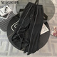 Magiopy International Luxury High-End-Marke Spring 2025 Neue europäische Gray Casual Sports-Set Frauen-Modezeitalter reduzieren den zweiteiligen Set im Freien im Freien (100jin [Jin gleich 0,5 kg]))