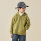 Duojia soft, smooth, warm and not bulky boys' polar fleece jacket children's autumn and winter hooded zipper cardigan