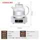 KONKA health kettle all-glass tea kettle office flower tea kettle boiling water insulation stewing kettle integrated small hot water kettle fully automatic tea boiler increased power 1000W | all-glass kettle | can be kept warm 1.5L