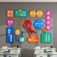 Chengliu high school class layout artifact classroom decoration junior high school entrance examination inspirational slogan study room cultural wall stickers 3895 big