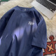 POUM Kurzärärmig reines Baumwoll-T-Shirt Herren Sommer Übergroße halbärmelige Basishemd runden Hals Einfacher und vielseitiger Herren-Top CQS-1479 White M.