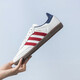 Adidas women's shoes 2025 spring new T-toe shoes retro genius shoes VL COURT 3.0 sports shoes IH4881/bright white/deep indigo/victory red 36
