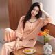 Yalu Pure Cotton 7-Viertel-Ärmel-Pyjamas für Frauen im Sommer kurzärmelige neun Viertelhosen für sommerdünnen Dünngrößen Reine Baumwoll-Kleidung 4840 [Damen-Baumwolle] M 80-100jin [Jin entspricht 0,5 kg]
