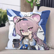 Cute Pagoda Ark Pillow, 6th Anniversary Rosen Linkage Chongyue Amia Doll Pillow Birthday Gift D1049 Chongyue Q 45*45 cm + double-sided pattern + pillow core