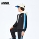 Annil (Annil) shopping mall same style children's clothing boys jacket autumn sports windproof and waterproof black 120 cm