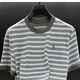 FR.YH.ZHLOMY VICTOR欧洲站顶奢夏季新品T恤NZN1396 条纹 XL 【130-150】