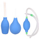 Hühnchenweichkopf Anus Reinigung Einlauf Geräte Spülenausrüstung Lesben Sexprodukte Erwachsener sphärischer Blau Reiniger 224 ml 693