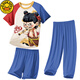 G.DUCKKIDS儿童睡衣小男孩莫代尔薄款夏季男童中大童三件套家居服哪吒春夏天 1M--ST-12353 170 22码(160-165)cm