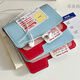 Passport Clip Multifunción Bolsa de viaje de color Bolsa Ins Tarjeta de identificación de boleto de aire Bolsa de almacenamiento en el extranjero para niñas Bolsa de pasaporte de bloqueo de color