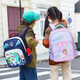 
Primary schoolbags for first, second and third grade boys and girls, cute children's backpacks for children with spinal burden reduction, meat powder with rabbit
