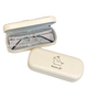 Line puppy glasses box cartoon line puppy cream glasses box high-value simple portable compression elliptical cassette