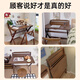 Xiqi Solid Wood Folding Desk Student Home Small Computer Desk Bedside Study Table No Installation Simple Office Desk Solid Wood Single Table Walnut Color No Installation 100cm