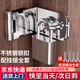 Chuke thickened stainless steel lock latch door bolt old-fashioned padlock hasp right-angle door with lock door nose right-angle lock with 40 padlock