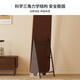 SANQI Tiger Medieval Mirror de cuerpo completo Mirror en el piso Mirror de la casa Mirror de las niñas Mirador de la ropa Mirror de la tienda de espejo especial Retro Gran Mirror Cloud-Color de nogal colgante de pared 12040 cm No
