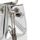 Jimmy Choo Metal Bucket Ladies Handbag Logo embellished tassel design Large capacity daily commuting bag White TU