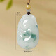 Manli Cui Guaranteed Price 11.11 Jade Floating Orchid Ruyi Pendant Hydrating Lucky Jade Pendant Necklace Large Gift with Certificate