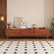 Oppein TV Cabinet Living Room 2025 New Floor Storage Storage Cabinet Integrated Medium Style Furniture Small Apartment TV Cabinet Red Cherry 80-40-1278 Five Dock Side Cabinet
