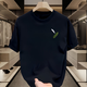森马（Semir）男士短袖t恤夏季薄款潮牌宽松休闲印花半袖衣服男款重磅纯棉体恤 白色【前左侧小图K1098_两片小羽 S _建议90-100斤