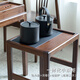 Miyake Living tea table walnut solid wood 2025 new small tea making family balcony tea table and chairs complete set single table 66/66*72