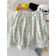 Modal three-piece set of cherry bear pajamas for women in summer short-sleeved cute cartoon loose cloud cotton summer home clothing set JS-9902# Star KT cat Three-piece set-cloud cotton M code 155-162 Weight 100 Jin [Jin equals 0.5 kg]
