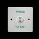 
Golden Camel outdoor waterproof access control switch panel self-reset 86 type door button narrow long column door opening button rainproof long strip type + bottom box z3519d2w size 90* e