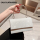 Calculat/scharfe neue silberweiß-Nachtclub DJ Handtasche Arbeitstasche K Song Foot Technician Handtasche Kleider Chinesisch Valentinstag Geschenktasche Golden_ Glitter Material