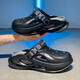 Semir 2025 Été Nouveaux chaussures pour hommes Chaussures de trou décontractées portent des sandales à l'extérieur sans minceur glissante et sandales à deux vêtements pour hommes noirs gris 42-43