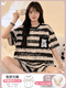 
Swing pajamas with chest pad summer cartoon cute short-sleeved pajamas with chest pad large size 200 Jin [Jin equals 0.5 kg] thin home clothes short 693 black smiley face (breastless pad) M size [suggested 80-95 Jin [Jin equals 0.5 kg]]
