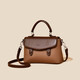 New brand simple small square bag bags women's bag lightweight crossbody bag small handbag niche handbag mud camel color