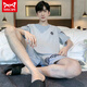 Catman Miiow Color Color Cotton PyRon Pyjama Men's Men's Men's Summer Short Shorts Labotes Labor Summer peut être porté en dehors de l'été 9928 # XL [suggéré 120-140Jin [Jin est égal à 0,5 kg]]]