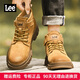 Lee trendy shoes Martin boots 2025 spring and autumn new versatile waterproof and warm men's shoes boots thick-soled work boots Yellow (men's style) 40 (men's style) leather shoe size