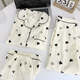 Jingpufei Hellokitty Pajamas для женщин весной и летом хлопковой хлопковой сетей с тремя частями, набор домашней одежды Yunduo Cotton-9902# Star KT Cat Three-Set Set M [Предложение 75-100JIN [JIN равен 0,5 кг]]]]
